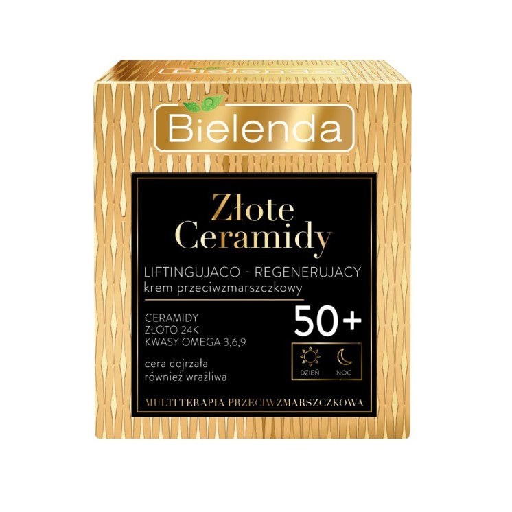 Bielenda ZŁOTE CERAMIDY Anti-rimpel gezichtscrème 50+ liftend en regenererend 50 ml