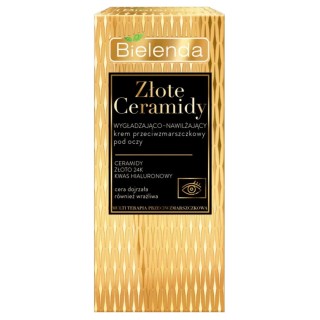 Bielenda ZŁOTE CERAMIDY Anti-rimpel gladmakende en hydraterende oogcrème 15 ml