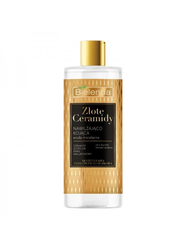 Bielenda ZŁOTE CERAMIDY Moisturizing and soothing micellar water 500 ml