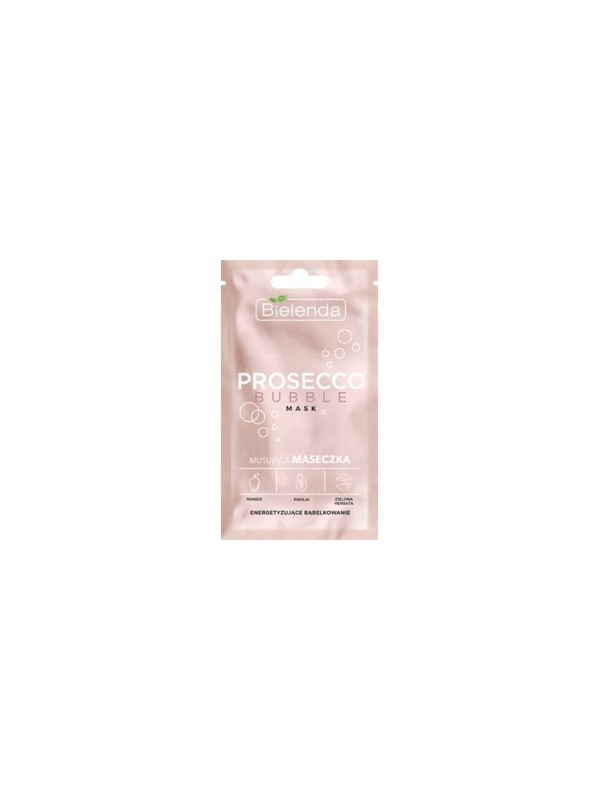 Bielenda PROSECCO BUBBLE MASK Sparkling face mask - Energizing bubbling 8 g