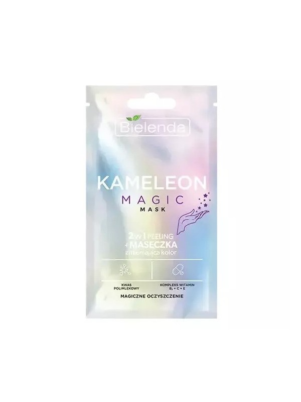 Bielenda KAMELEON MAGIC Mask + Face Peeling 2in1 - color changing 8 g