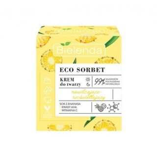 Bielenda ECO SORBET Moisturizing and brightening face cream Pineapple 50 ml