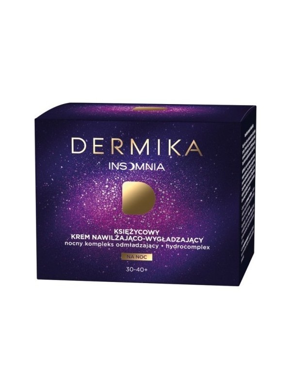 Dermika INSOMIA Moon Hydraterende en gladmakende gezichtscrème 30-40+ night hydrocomplex 50