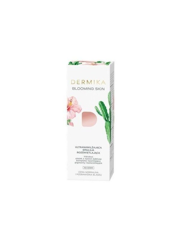 Dermika BLOOMING SKIN Ultra-hydraterende gezichtsemulsie verhelderend voor de dag 50 ml