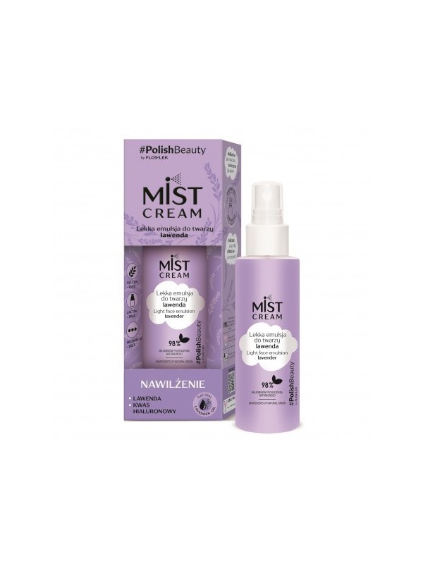 Floslek MIST CREAM light Face emulsion Lavender 110 ml