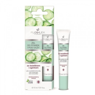 Floslek eye and eye gel with skylight and cucumber 15 ml