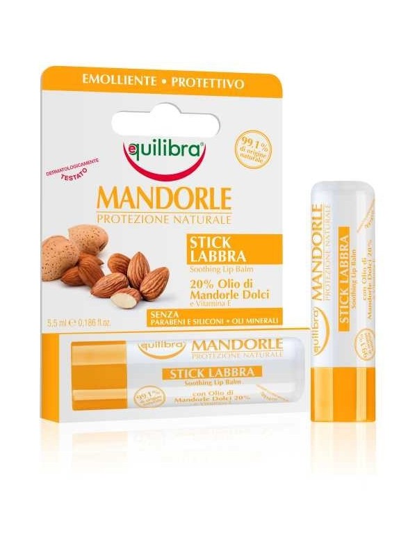 Equilibra Soothing and protective lip balm Sweet Almonds 5 .5 g