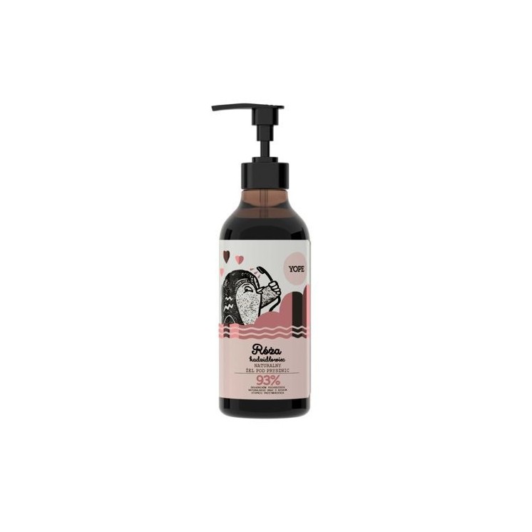 YOPE Shower Gel Rose and Incense 400 ml