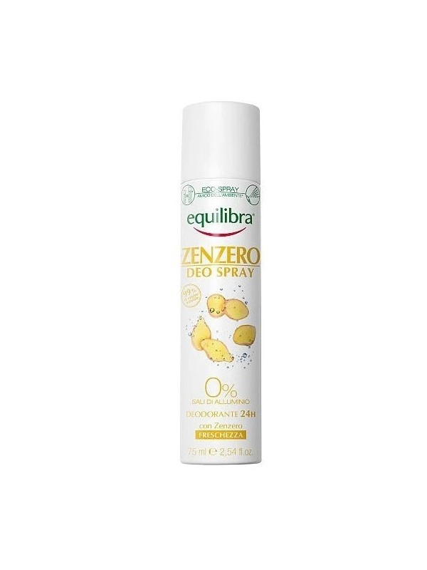 Equilibra Zenzero Gember Spray Deodorant 75 ml