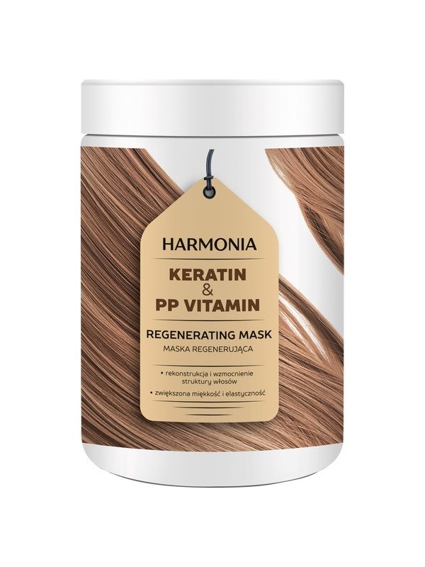 Harmonia Haarmasker Regenererende Keratine en Vitaminen PP 1000 ml