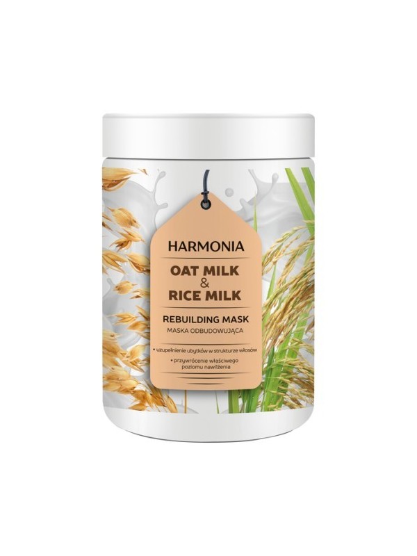 Harmonia Hair Mask Regenerating Oat Milk and Rice Milk 1000 ml