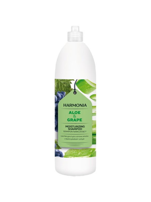 Harmonia Hair Shampoo Moisturizing Aloe and Grape 1000 ml