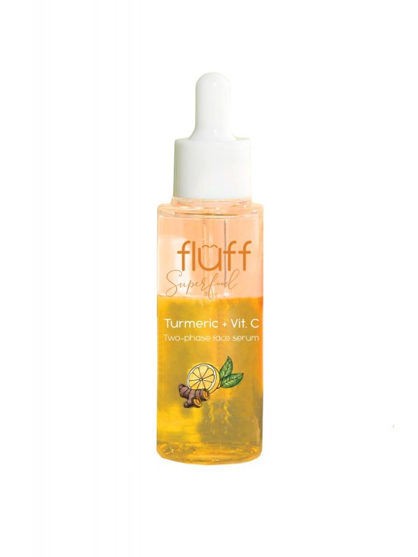 Fluff Booster tweefasig Serum Kurkuma en Vitamine C 40 ml