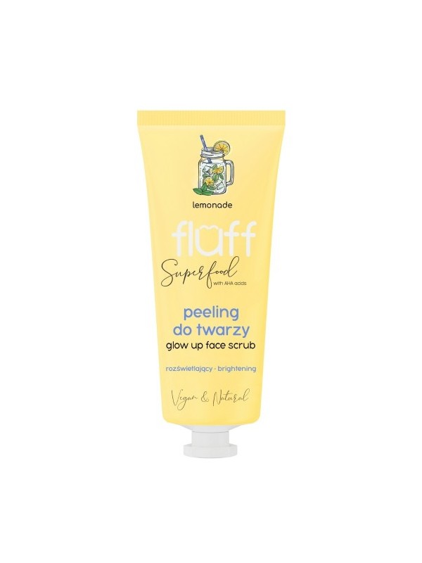 Fluff Peeling do twarzy rozświetlający Lemoniada 75 ml (31-03-2023)