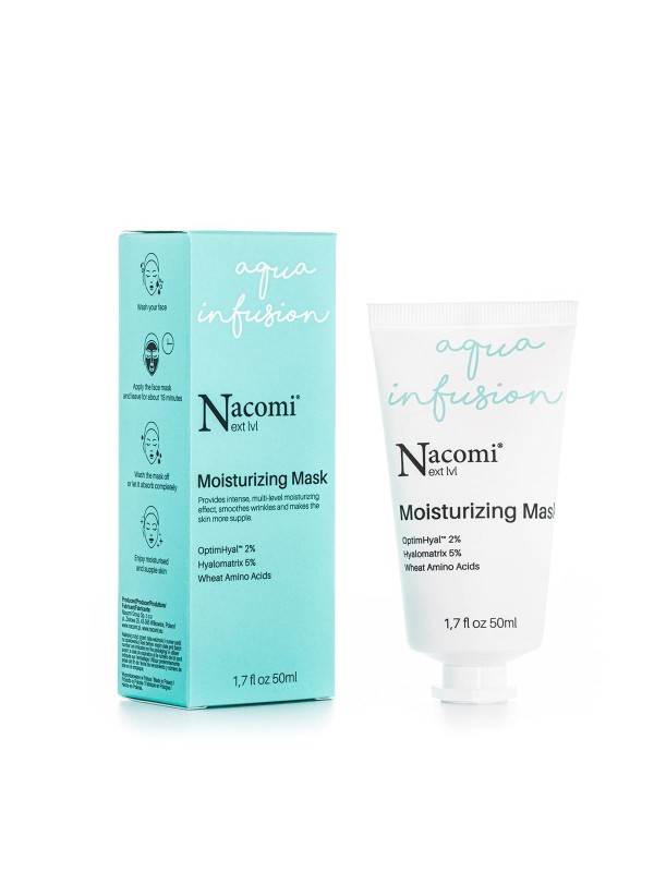 Nacomi Next Level Aqua Infusion Hydraterend gezichtsmasker 50 ml