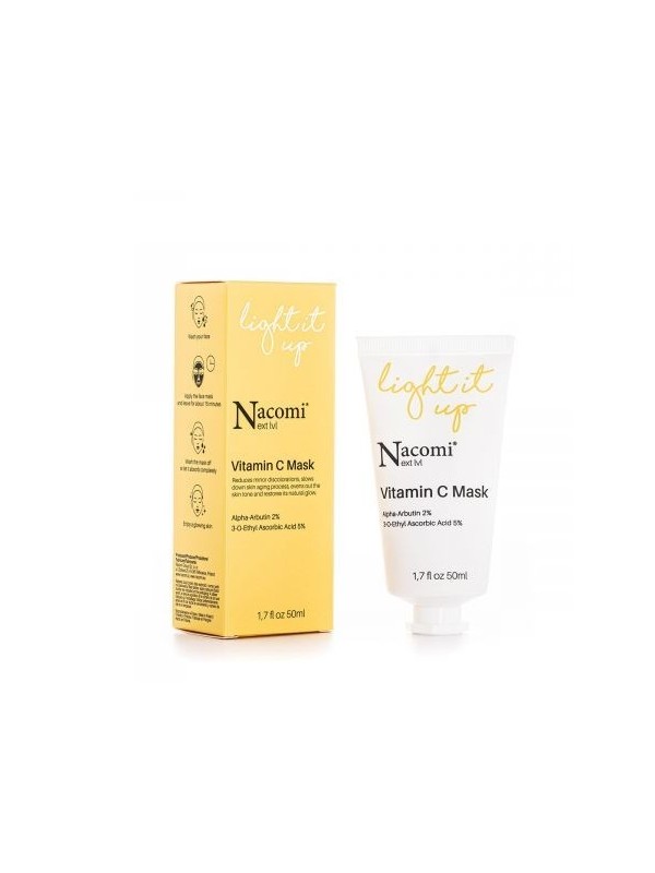 Nacomi Next Level Light it Up Brightening Face Mask with Vitamin C 50 ml