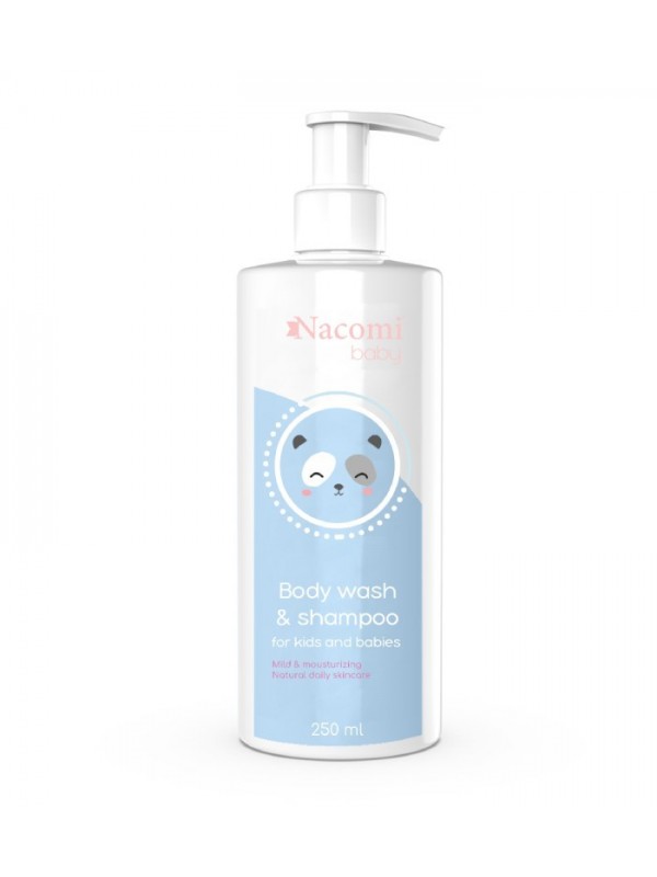 Nacomi Emulsie voor het wassen van lichaam en haar voor kinderen 250 ml