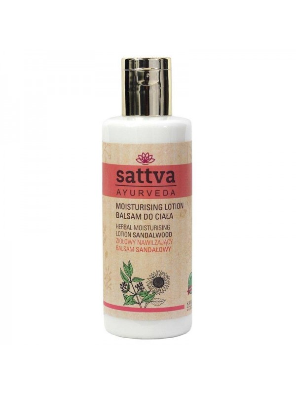 Sattva Ayurveda Hydraterende bodylotion Sandelhout 210 ml