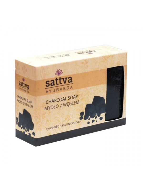 Sattva Ayurveda Body Soap with Charcoal 125 g