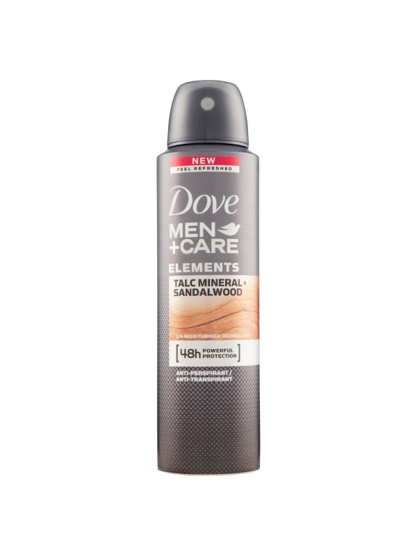 DOVE MEN Mineraalpoeder & Sandelhout deodorantspray 150 ml