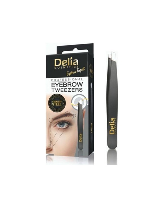 Delia Eyebrow Expert Pincet zwart 1 stuk