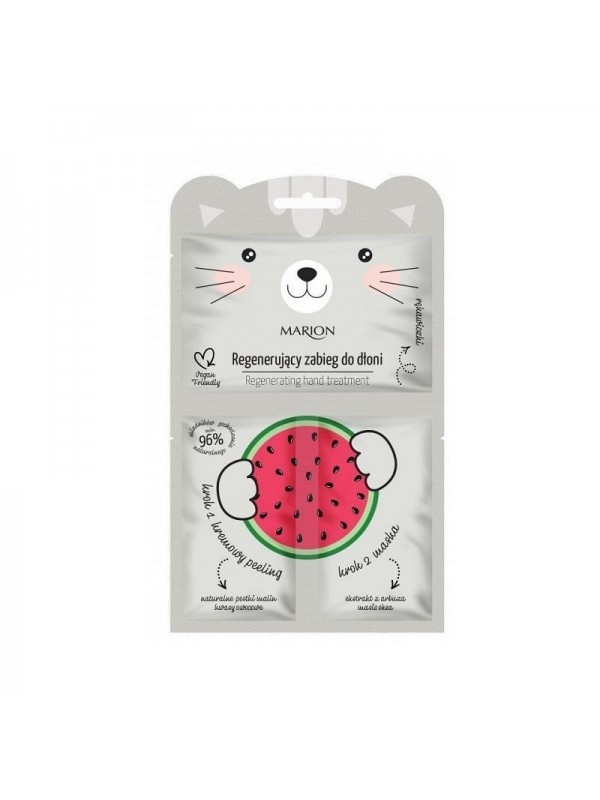 Marion Funny Animals regenerating hand treatment Watermelon 2x6 g