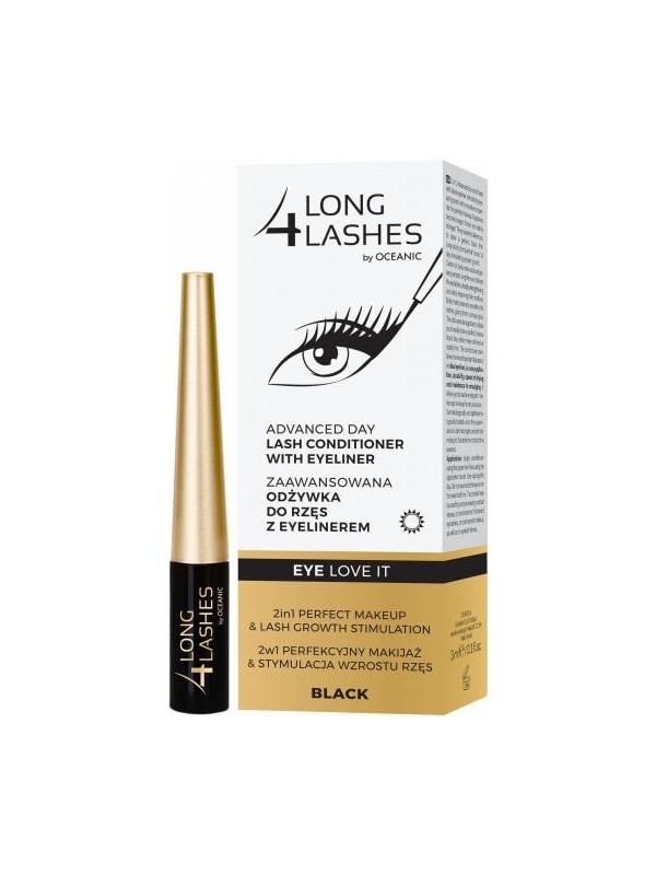 Long 4 Lashes Advanced Eyelash serum with eyeliner 3 ml