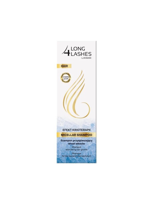 Long 4 Lashes Micellaire shampoo die de haargroei versnelt 200 ml