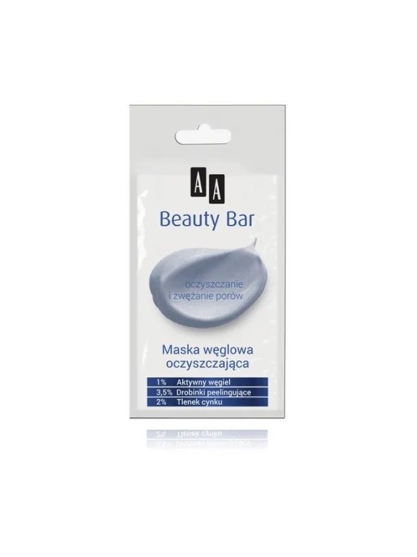 AA BEAUTY BAR Purifying carbon mask Cleansing and tightening pores 8 ml