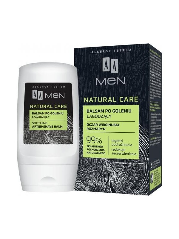 AA Men Natural Care Kalmerende Aftershavebalsem 100 ml