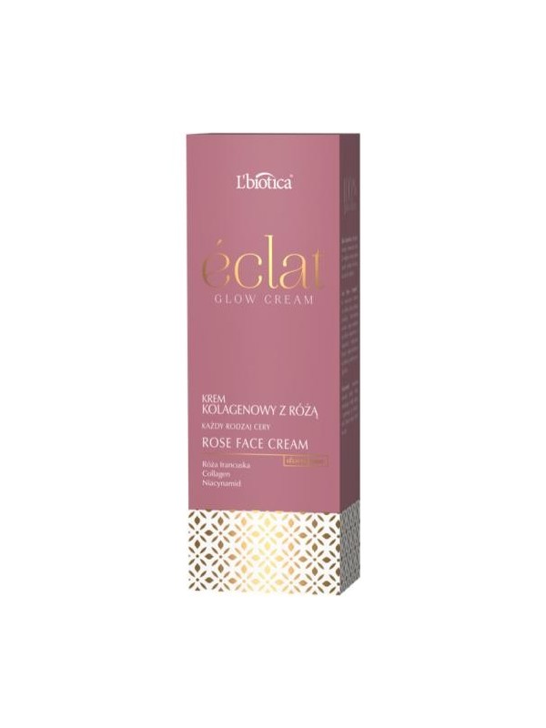 L'biotica Eclat Glow Collagen Face Cream with Rose 50 ml