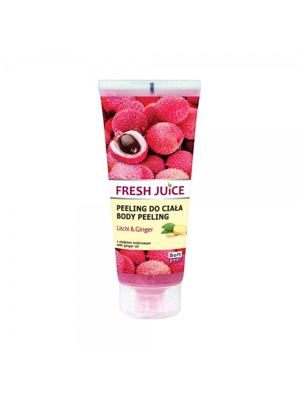 Fresh Juice Creamy Peeling Gel with Lychee Extract and Ginger Oil 200 ml