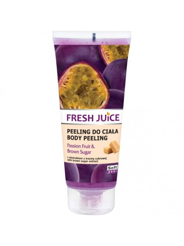 Fresh Juice romige Peeling gel met extracten van passievrucht en suikerriet 200 ml