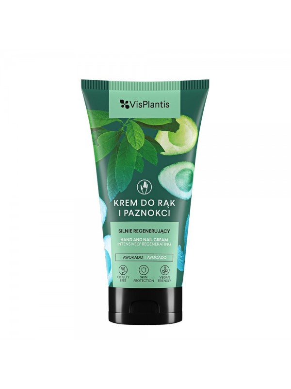 Vis Plantis Regenerating Hand and Nail Cream with Avocado and Cottonseed Oil 75 ml