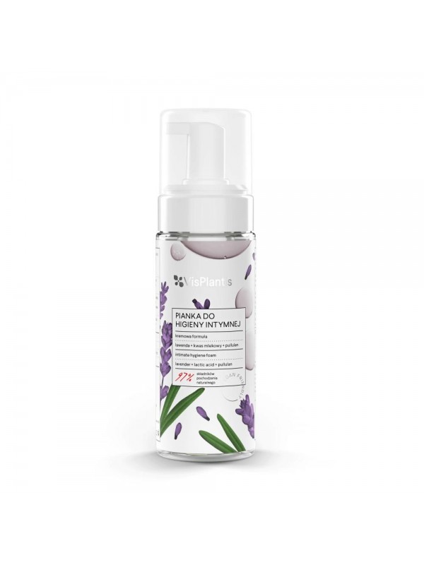 Vis Plantis Schuim voor intieme hygiëne Lavendel en Melkzuur 170 ml