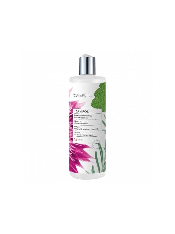 Vis Plantis Shampoo for oily hair Rosemary, Milk Thistle and Melissa 400 ml