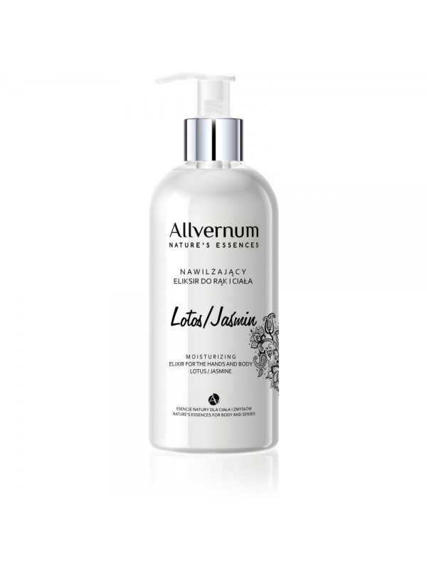 Allvernum Nature's Essences hydraterend elixer voor handen en lichaam Lotus en Jasmijn 300 ml