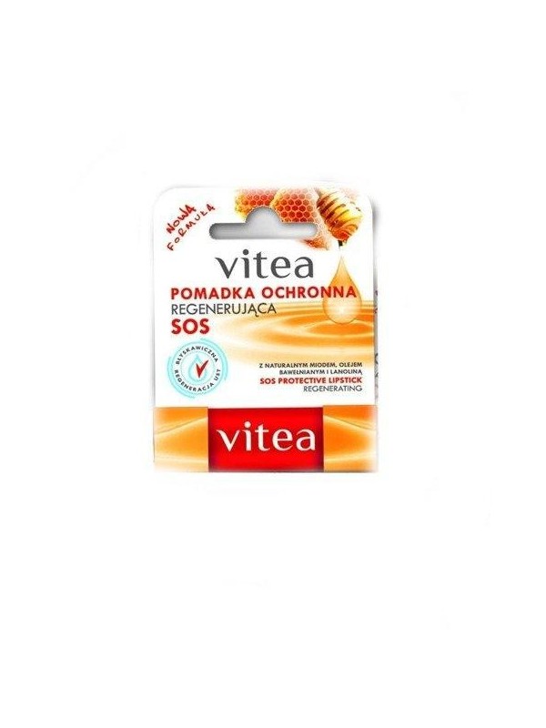 Vitea SOS Beschermende Lippenstift Regenererend 4,9 g