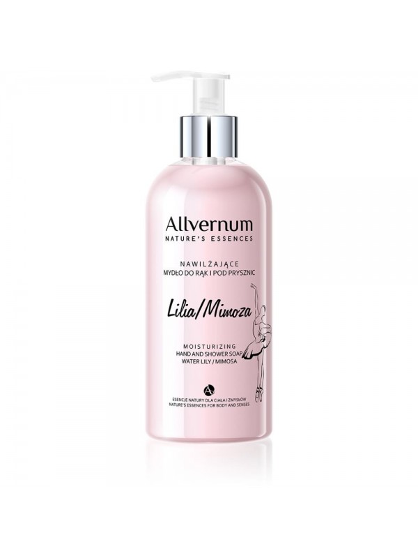 Allvernum Nature's Essences Hydraterende Hand- en Douchezeep Waterlelie en Mimosa 300 ml