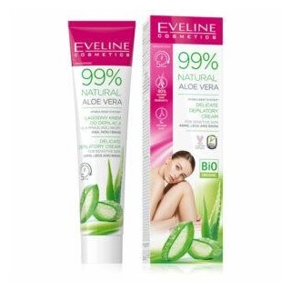 Eveline 99% Natural Aloe Vera ultra-gentle Set for depilation of face and chin 20 ml