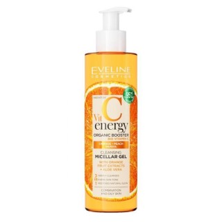 Eveline Vit C Energy Organic Cleansing Booster Micellar gel for combination and oily skin 200 ml