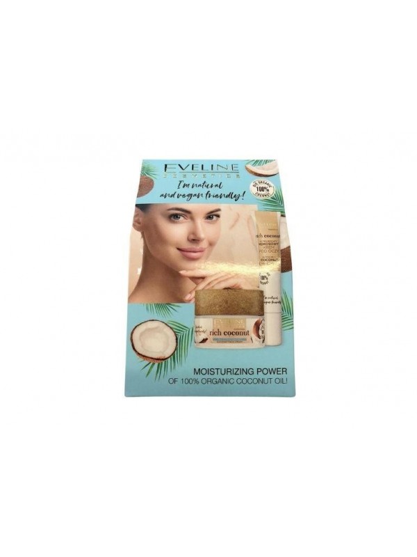 Eveline Cadeauset Rich Coconut multi-hydraterende Coconut Face Cream 50 ml + ultra-rijke Eye Cream 20 m