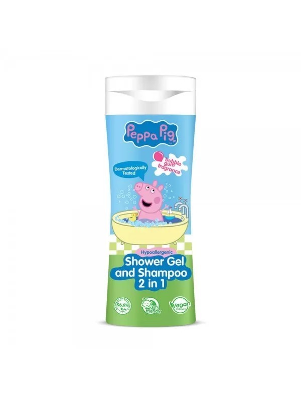 Peppa Pig 2in1 Douchegel en Shampoo voor kinderhaar 300 ml