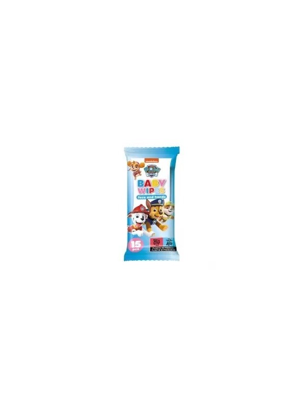 Paw Patrol Wet wipes for children 15 pieces