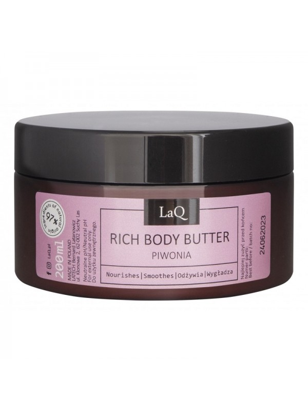 LaQ Kocica Piwonia Voedende body butter 200 ml