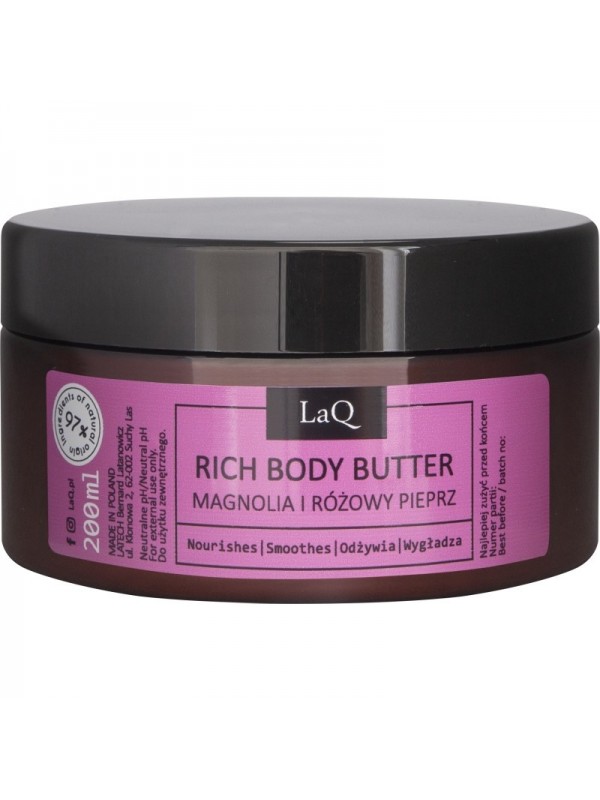 LaQ Kitty Magnolia Nourishing and Smoothing Body Butter 200 ml ( 9-08-2023 )