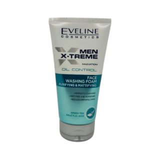 Eveline Men X-Treme Innovation! Oil Control Foam for cleansing and matting the face 150 ml