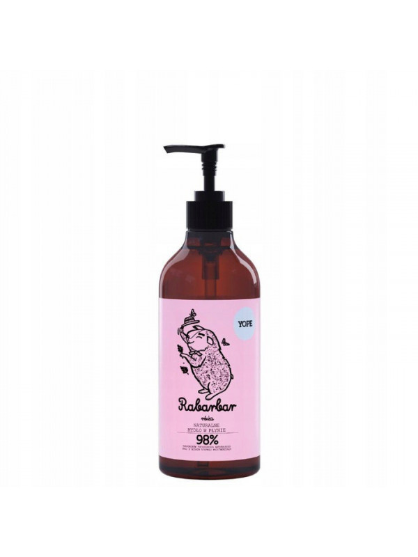 YOPE Rabarber en Roze vloeibare zeep 500 ml