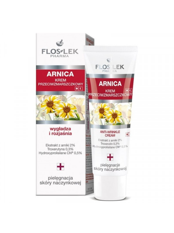 Floslek ARNICA Anti-wrinkle face cream for couperose skin 50 ml