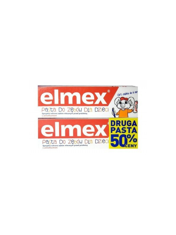 Elmex Tandpasta voor kinderen 0-6 jaar DUOPACK 2x50 ml